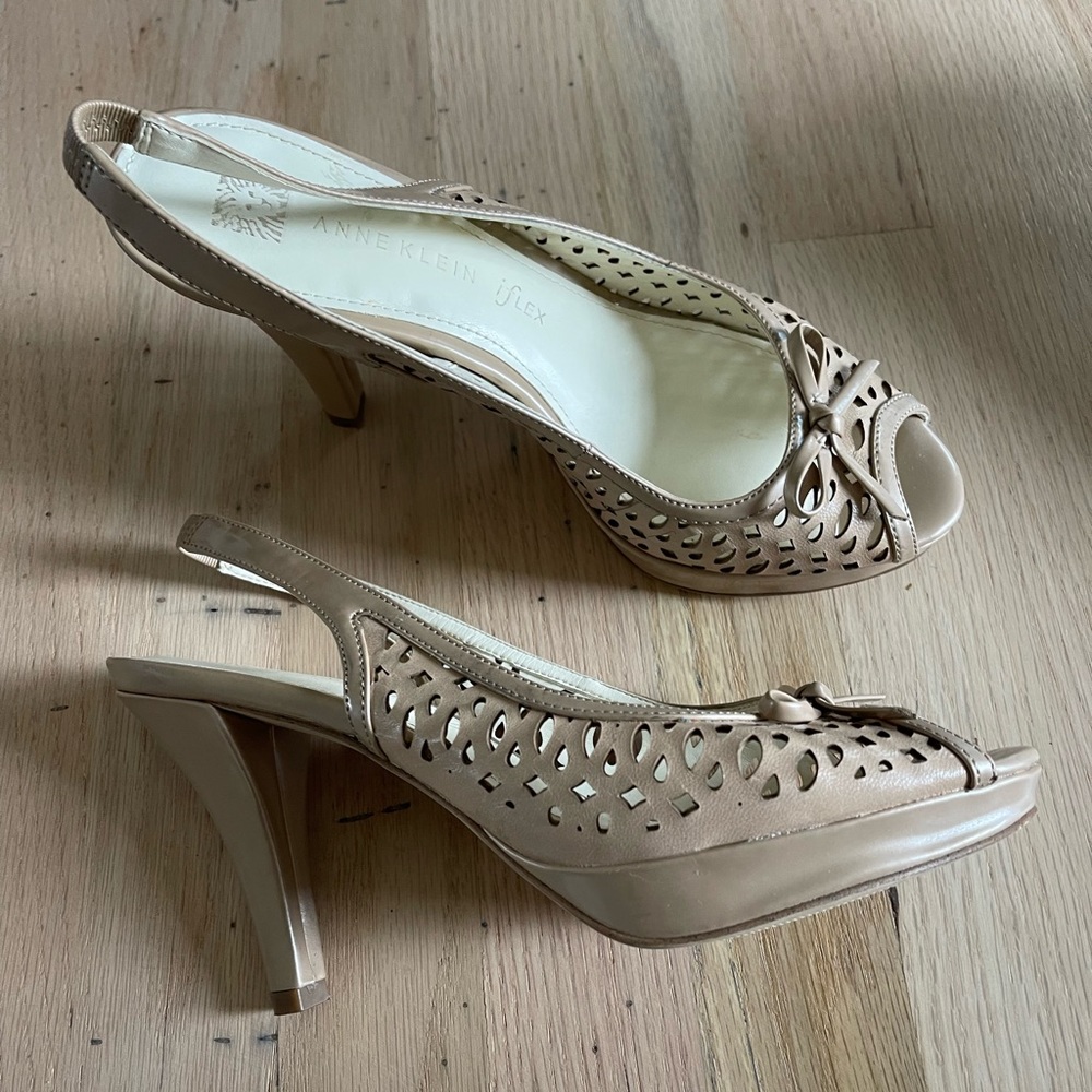 Anne Kline IFlex Open Toe Shoes